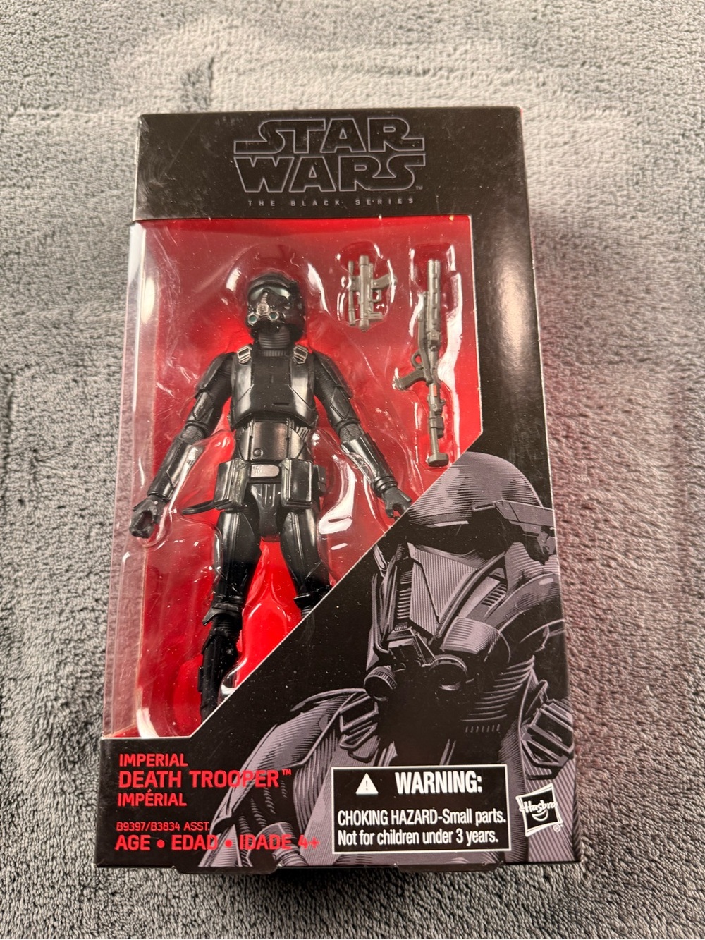 Star Wars Black Series Imperial Death Trooper Action Figure - Black, Silver
